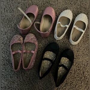 Lot of toddler flats